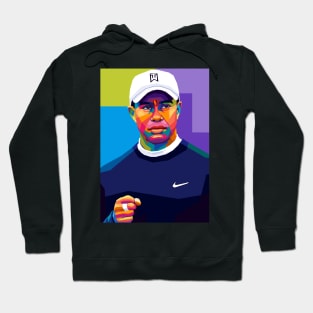 Tiger Woods Pop Art Hoodie